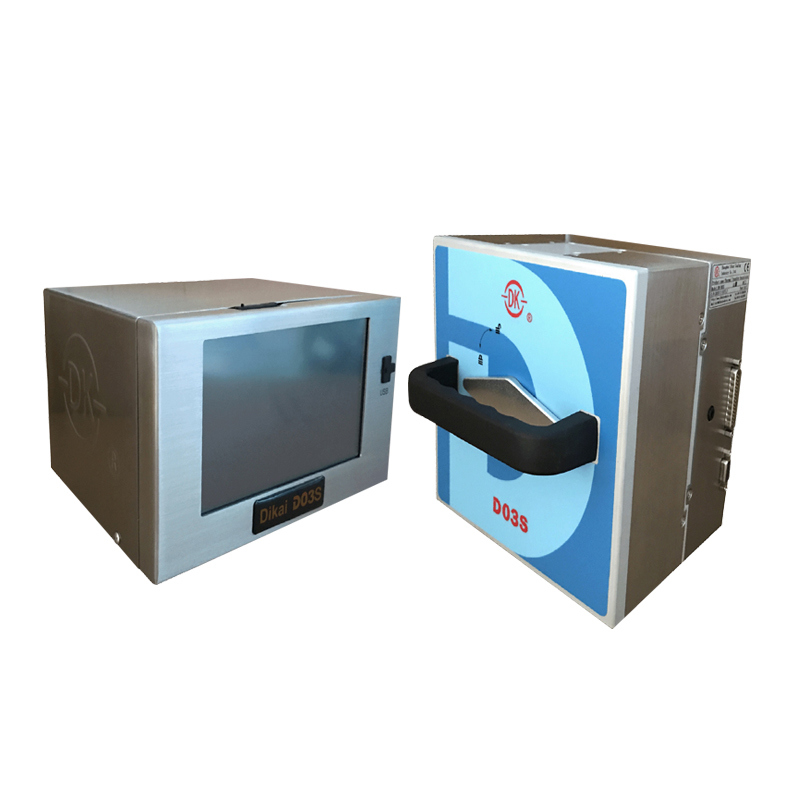 DIKAI D03S 32mm Thermal Transfer Overprinter với AC100-240V 50/60Hz Power và 6bar/90psi Air Supply cho khu vực in 32x60mm/32x100mm