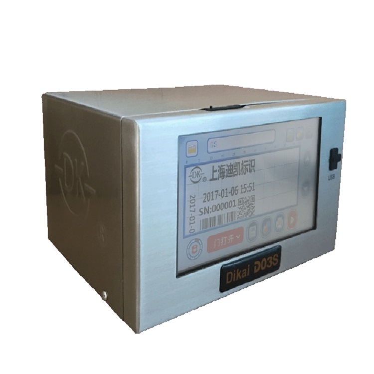 DIKAI D03S 32mm Thermal Transfer Overprinter với AC100-240V 50/60Hz Power và 6bar/90psi Air Supply cho khu vực in 32x60mm/32x100mm