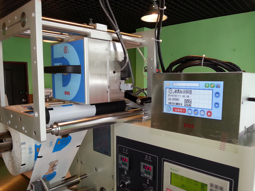 Máy in truyền nhiệt DIKAI D03S với tuổi thọ cao Giao diện USB/RS232/Mạng cho ngành Thực phẩm & Đồ uống