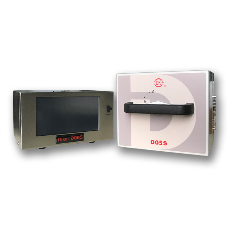 Máy in nhiệt tự động DIKAI D05S với Vùng in tối đa 53mm*150mm và Nguồn cấp khí 6bar/90psi
